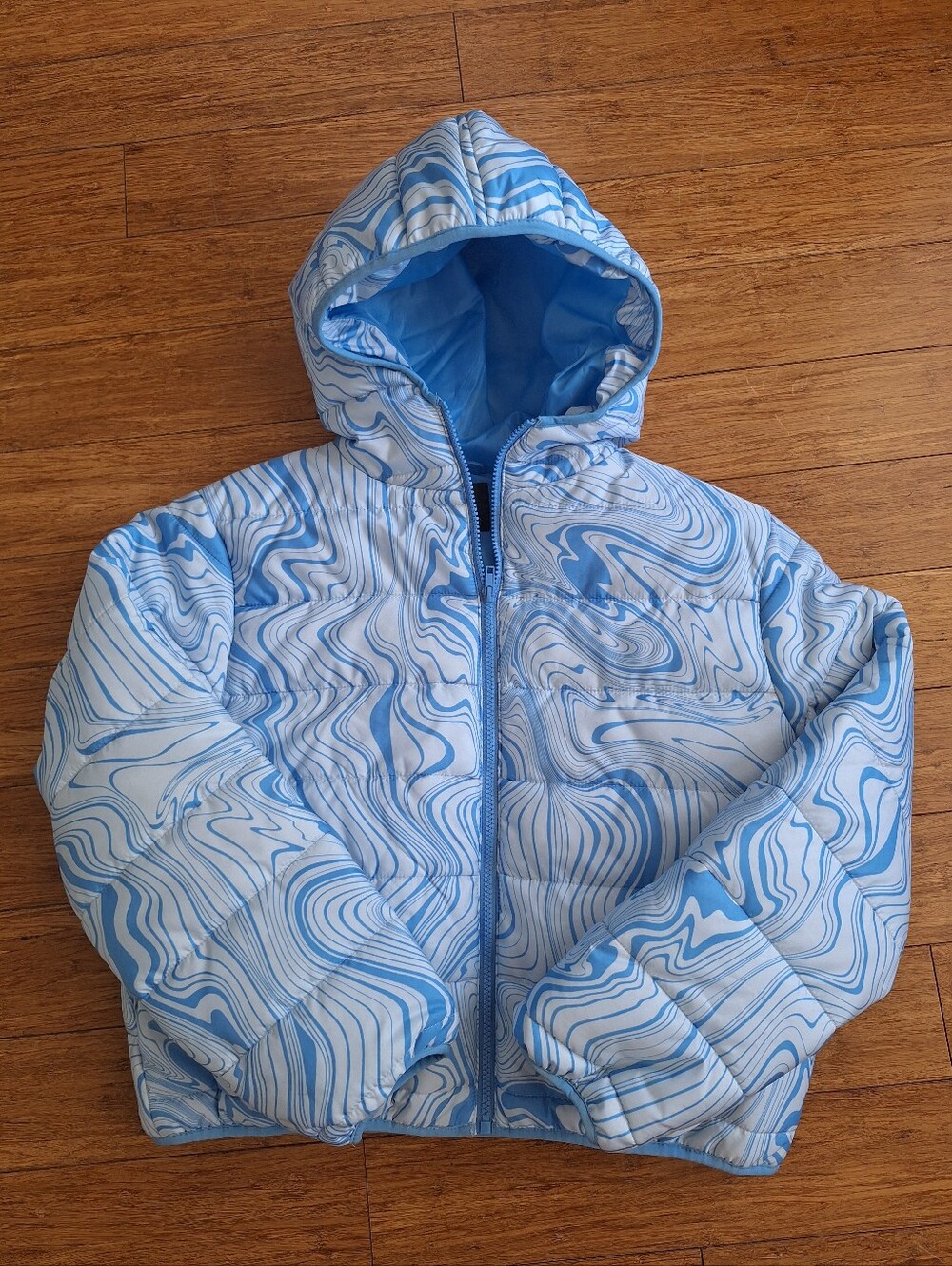 wild fable Light Blue Puffer Jacket